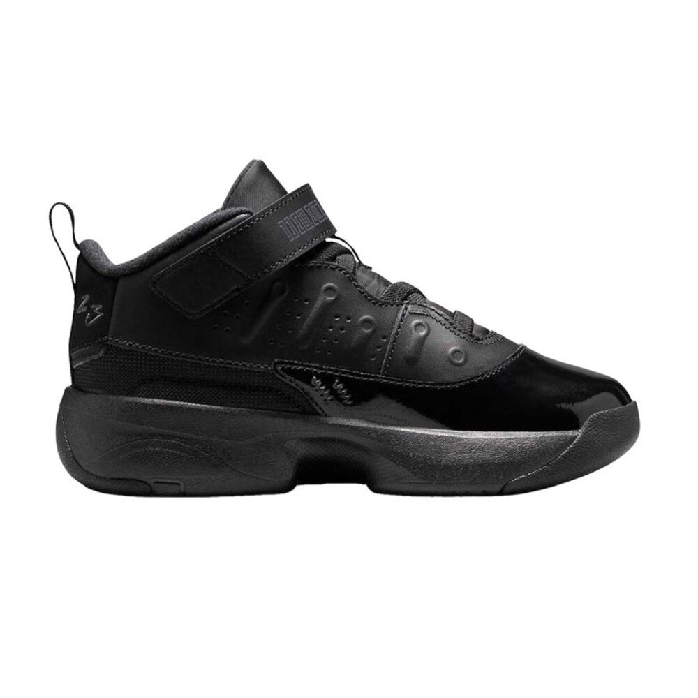 Air Childrens/Kids Max Aura 7 Basketball Shoes / Triple Black